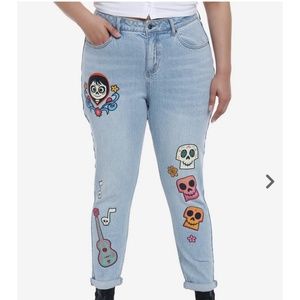Disney Pixar Coco Mom Jeans Plus Size